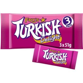 Fry's Turkish Delight Chocolate Bars Multipack (3 x 51g)