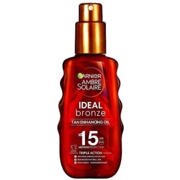 Garnier Ambre Solaire Ideal Bronze Sun Cream Oil Spray SPF 15 (150ml)