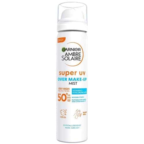 Garnier Ambre Solaire Sensitive Hydrating Face Sun Cream Mist SPF50 (75ml)