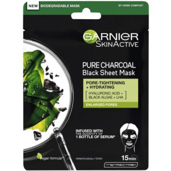 Garnier Charcoal & Algae Purifying & Hydrating Face Sheet Mask (28g)