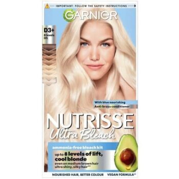 Garnier Nutrisse Maximum Lightener Blonde D+++ Bleach Permanent Hair Dye