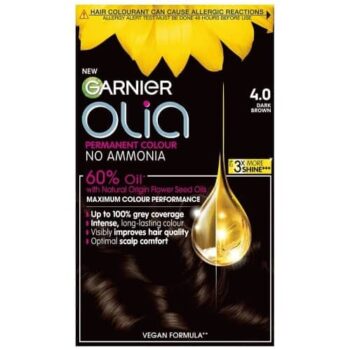 Garnier Olia 4.0 Dark Brown No Ammonia Permanent Hair Dye