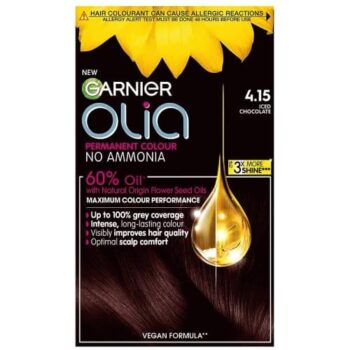 Garnier Olia 4.15 Iced Chocolate Brown No Ammonia Permanent Hair Dye