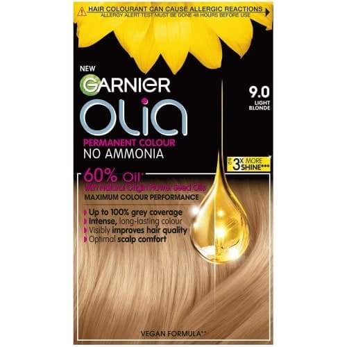 Garnier Olia 9.0 Light Blonde Permanent Hair Dye