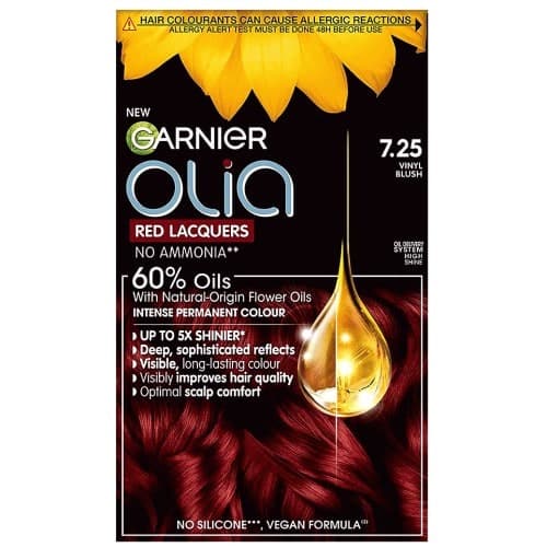 Garnier Olia Red Lacquers 725 Vinyl Blush Permanent Hair Dye