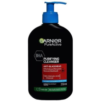 Garnier Pure Active BHA Charcoal Daily Face Cleanser (250ml)
