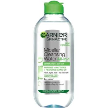 Garnier Skin Active Micellar Cleansing Water Facial Cleanser Combination Skin (400ml)