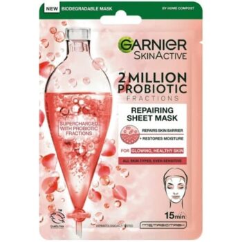 Garnier SkinActive Probiotic Repairing Sheet Mask with 2 Million Fractions (22g)