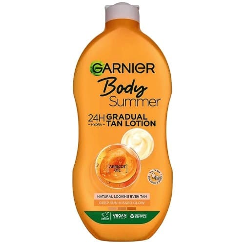 Garnier Summer Body Deep Gradual Tan Moisturiser Dark Sunkissed Look (400ml)