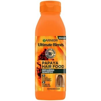 Garnier Ultimate Blends Hair Food Papaya & Coconut Shampoo for Damaged Hair (350ml)
