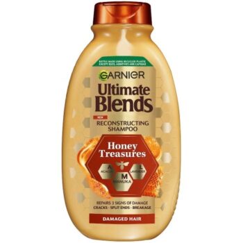 Garnier Ultimate Blends Honey Treasures Strengthening Shampoo with Acacia Honey & Beeswax (400ml)