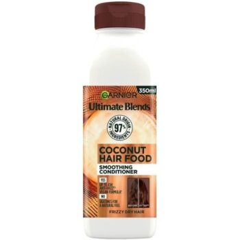 Garnier Ultimate Blends Smoothing Hair Food Coconut & Macadamia Conditioner for Frizzy Hair (350ml)