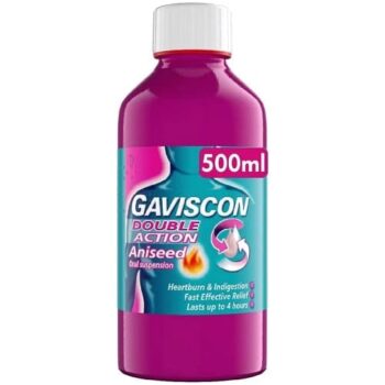 Gaviscon Double Action Aniseed Oral Suspension (500ml)