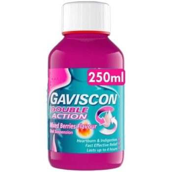 Gaviscon Double Action Mixed Berries Flavour Oral Suspension (250ml)