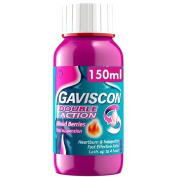 Gaviscon Double Action Mixed Berries Liquid Indigestion (150ml)