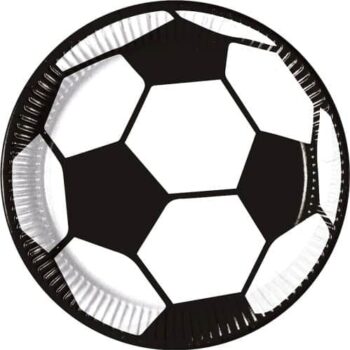 George Home 12 Football Paper Plates