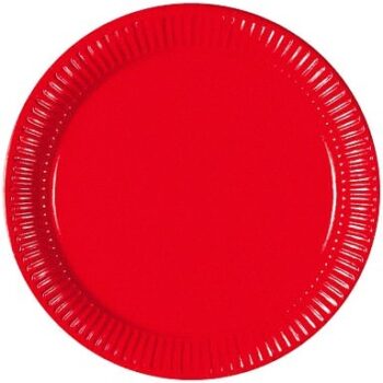 George Home 12 Red Paper Plates