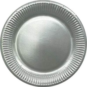 George Home 12 Silver Paper Plates