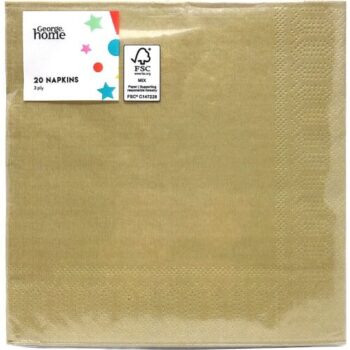 George Home 20 Gold Napkins