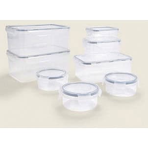 George Home 8 Piece Clip-Lid Food Storage Set