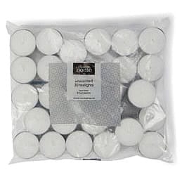 George Home 8hr Burn White Tealights