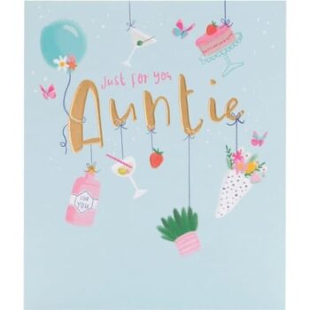 George Home Auntie Birthday Card