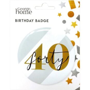 George Home Badge 40