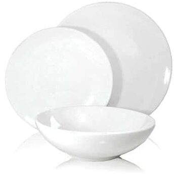 George Home Basic White Dinner Set