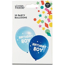 George Home Birthday Boy Balloons