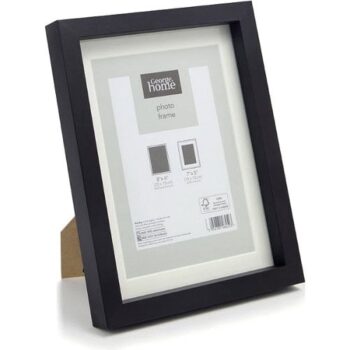 George Home Black Boxed Frame 7x5Inch