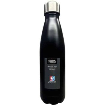 George Home Black Double Walled Canteen