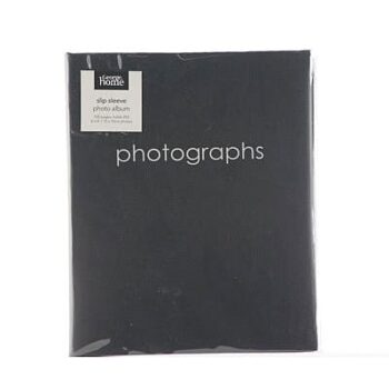 George Home Black Large Photo Album
