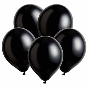 George Home Black Party Balloons