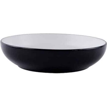 George Home Black Two Tone Pasta Bowl