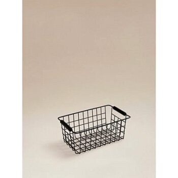 George Home Black Wire Basket