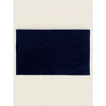 George Home Blue Chenille Bath Mat