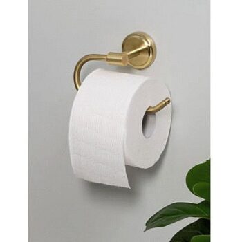 George Home Brass Toilet Roll Holder