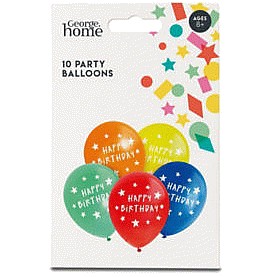 George Home Bright Hb Balloons