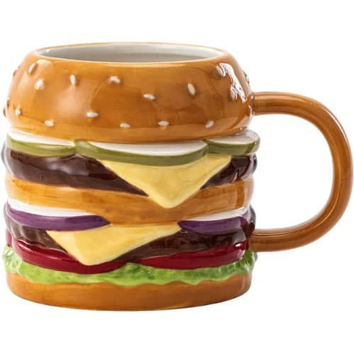 George Home Burger Shaped Mug