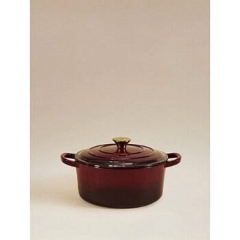 George Home Burgundy Cast Iron Stockpot