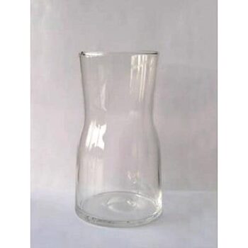 George Home Clear Glass Carafe Vase