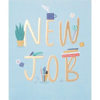 George Home Congratulations New Job Card