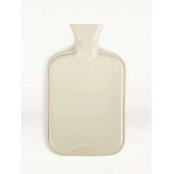 George Home Cream Hot Water Bottle