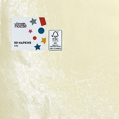 George Home Cream Napkins