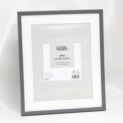 George Home Dark Grey Plastic Frame