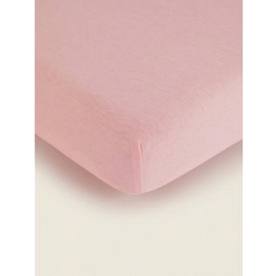 George Home Fitted Sheet Pink