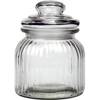 George Home Glass Worktop Storage Jar