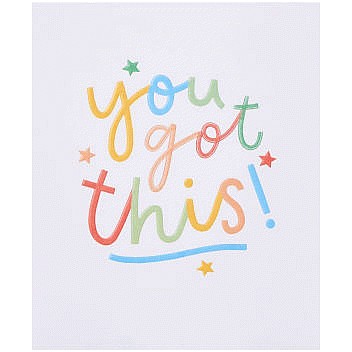 George Home Good Luck Card