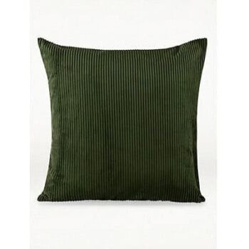 George Home Green Cord Cushion