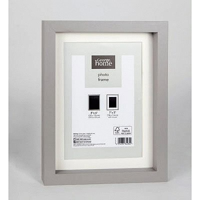 George Home Grey Boxed Frame 7x5Inch